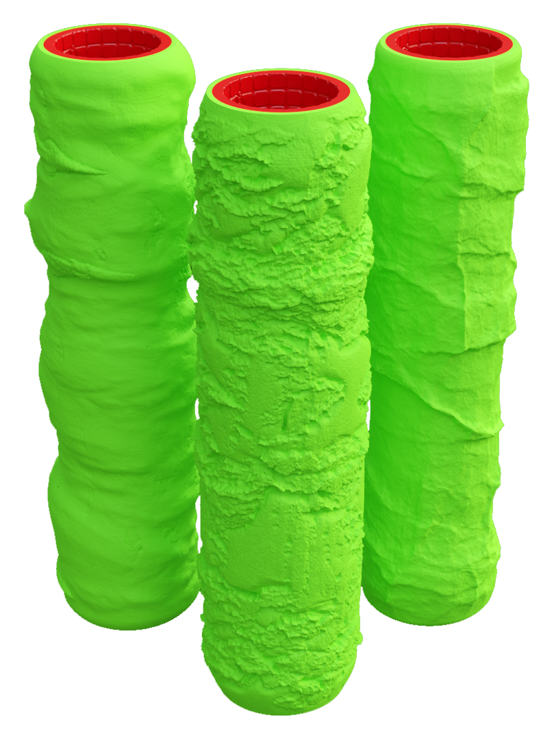 9" Premium Rubber Texture Roller Stamp for Concrete