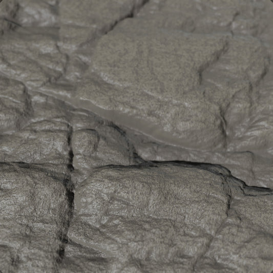 Terra-Tech™ VOLCANIC CLIFF ROCK — Silicone Texture Rollers & Stamps