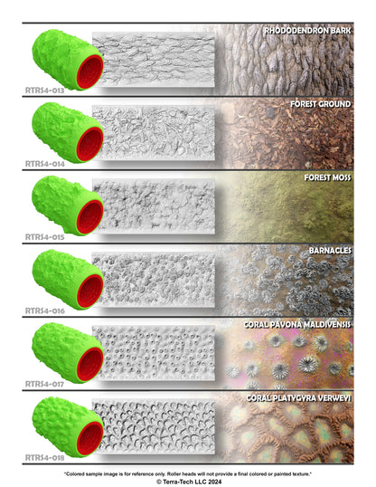 4" Premium Rubber Texture Roller Stamp for Concrete