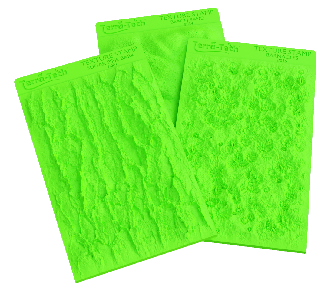 4x6" Premium Rubber Texture Stamp for Concrete
