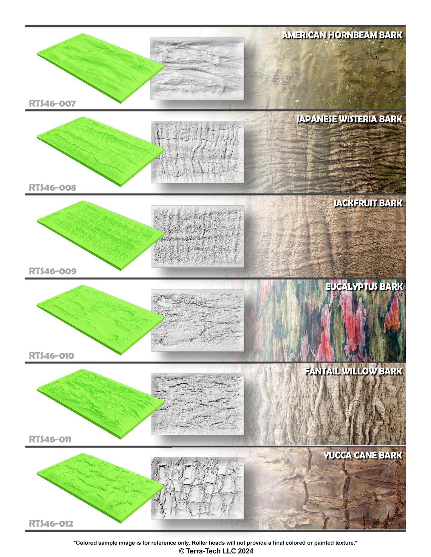 4x6" Premium Rubber Texture Stamp for Concrete