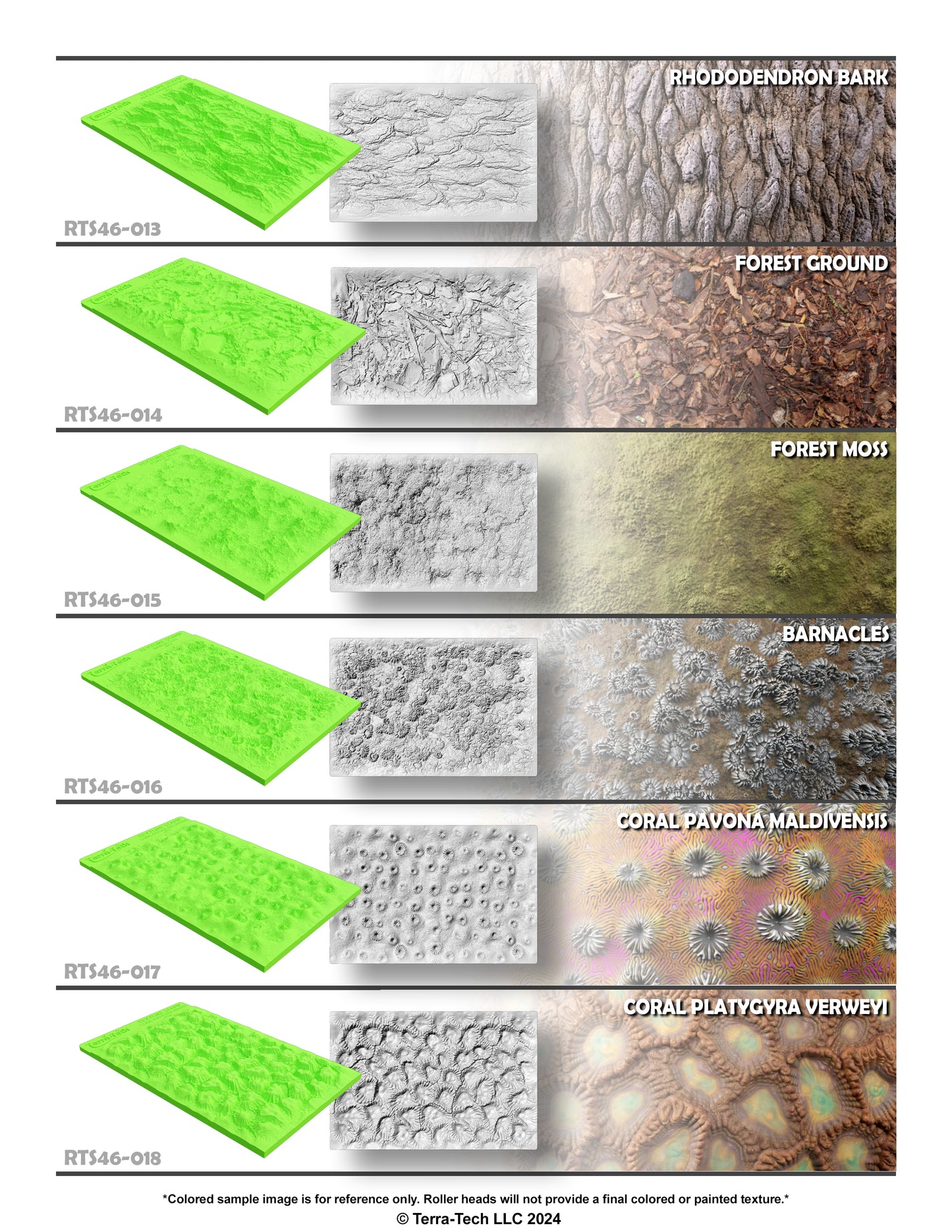 4x6" Premium Rubber Texture Stamp for Concrete
