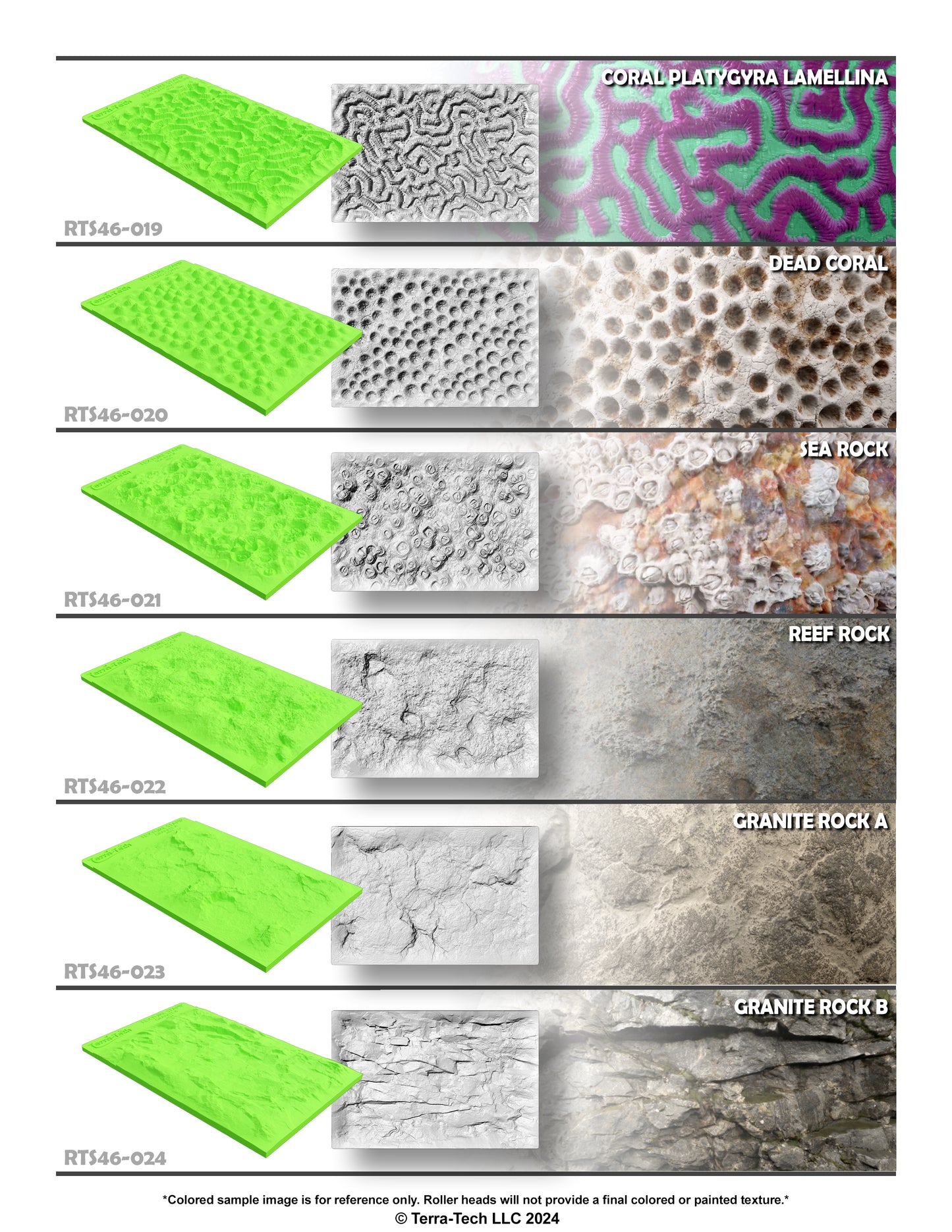 4x6" Premium Rubber Texture Stamp for Concrete