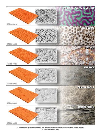 4x6" Premium Silicone Texture Stamp for Epoxy