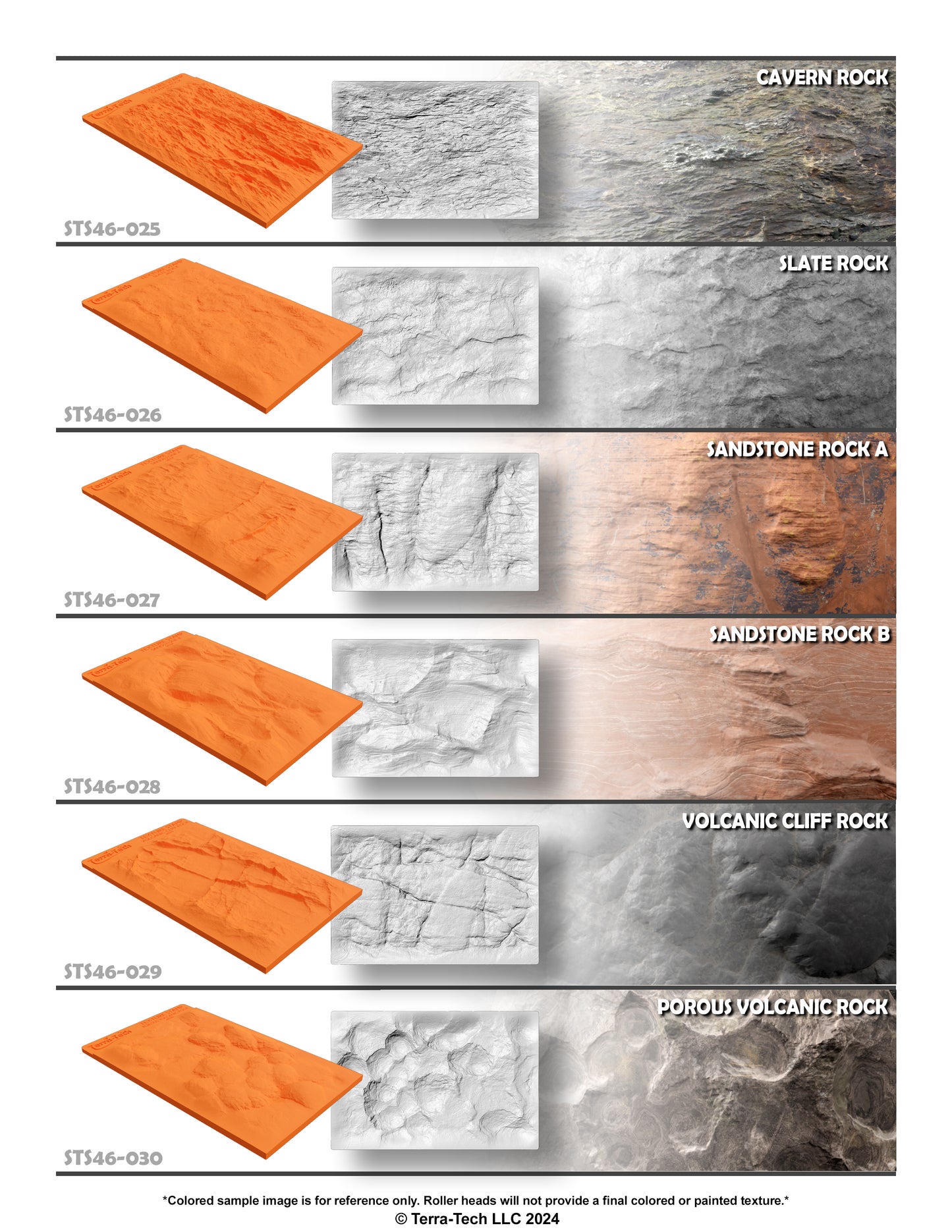 4x6" Premium Silicone Texture Stamp for Epoxy