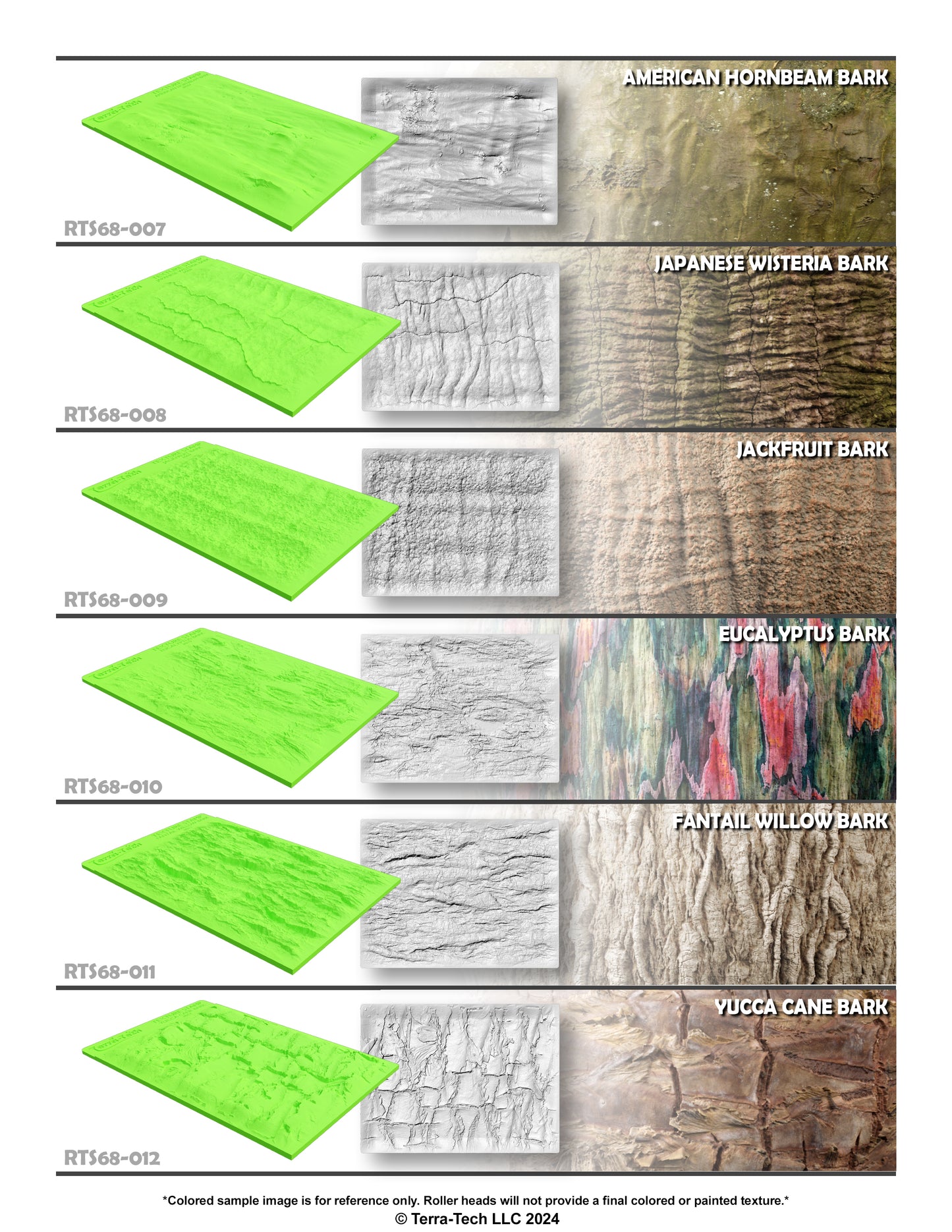 6x8" Premium Rubber Texture Stamp for Concrete