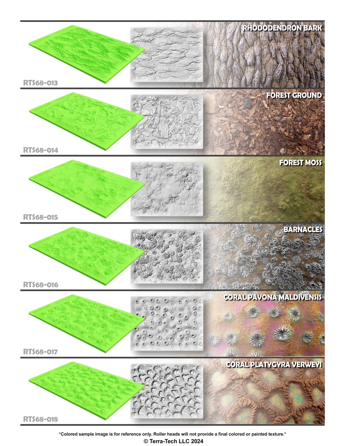 6x8" Premium Rubber Texture Stamp for Concrete
