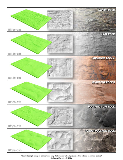 6x8" Premium Rubber Texture Stamp for Concrete