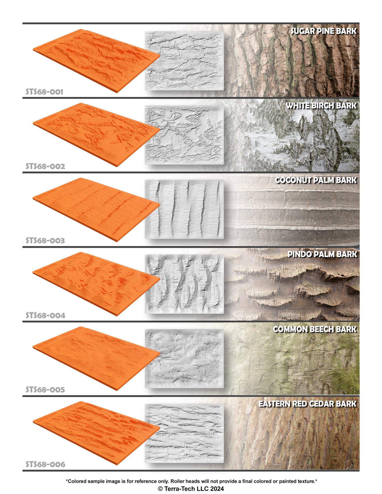 6x8" Premium Silicone Texture Stamp for Epoxy