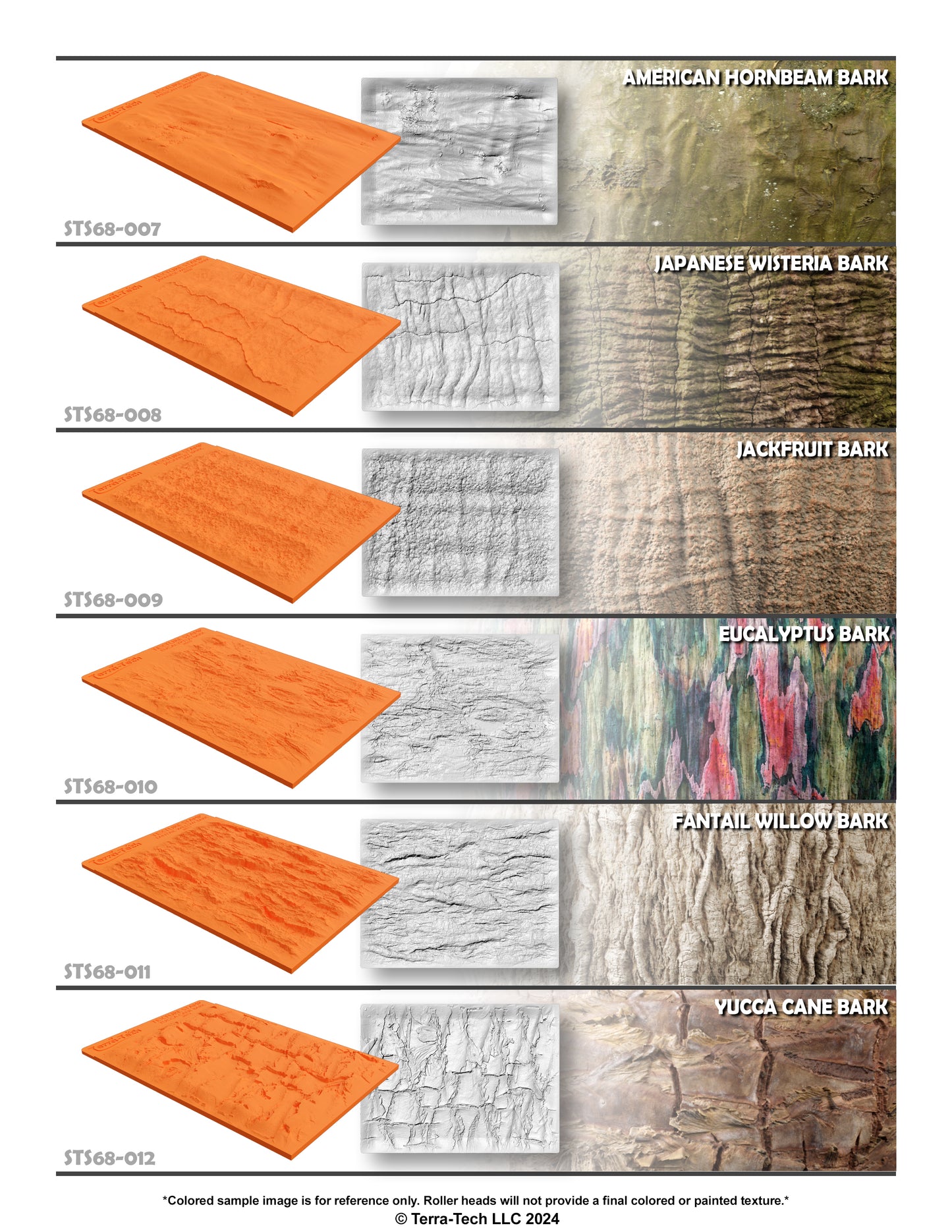 6x8" Premium Silicone Texture Stamp for Epoxy