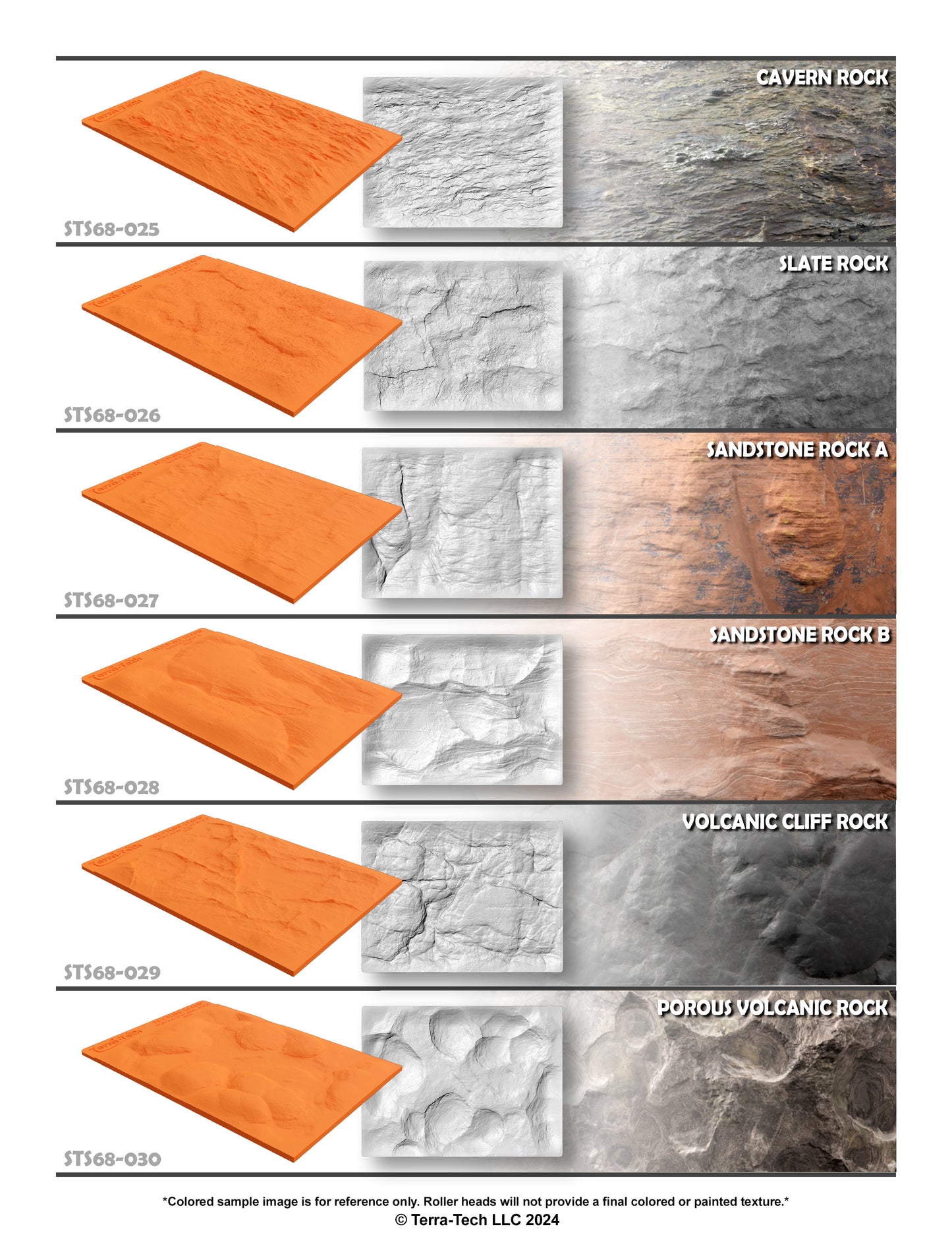 6x8" Premium Silicone Texture Stamp for Epoxy