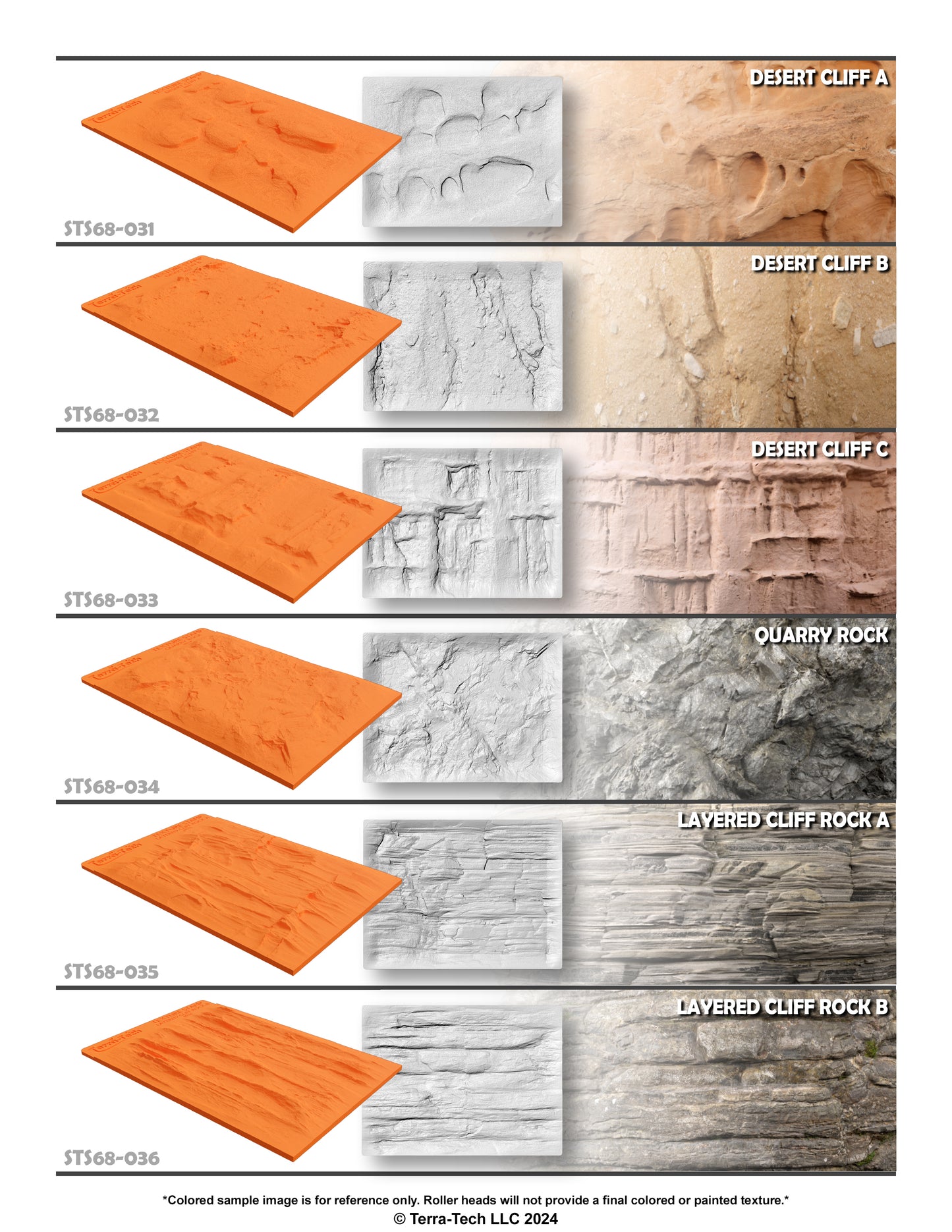6x8" Premium Silicone Texture Stamp for Epoxy