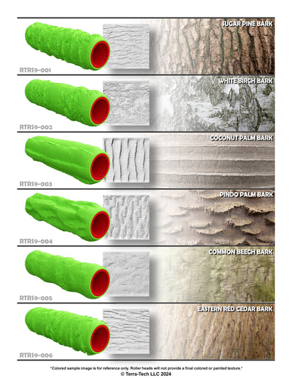 9" Premium Rubber Texture Roller Stamp for Concrete