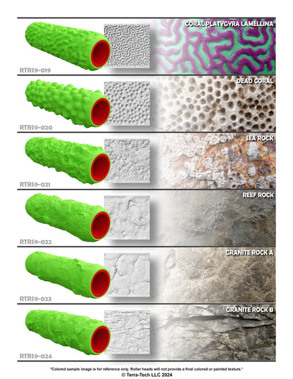 9" Premium Rubber Texture Roller Stamp for Concrete