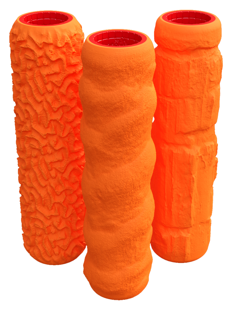 9" Premium Silicone Texture Roller Stamp for Epoxy