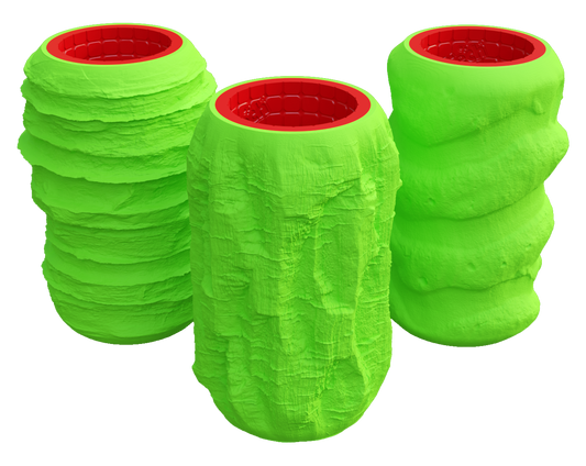 4" Premium Rubber Texture Roller Stamp for Concrete