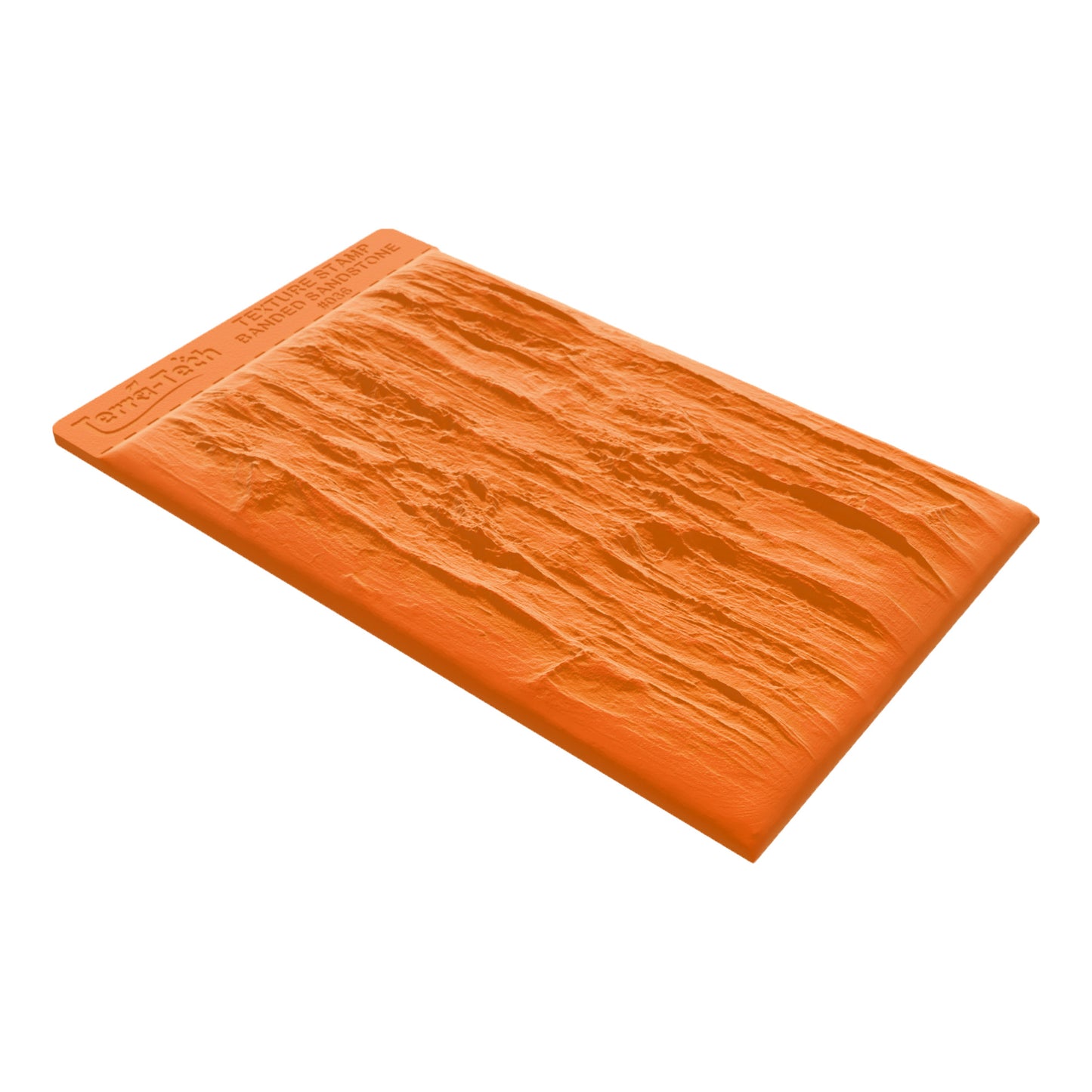 Terra-Tech™ BANDED SANDSTONE — Silicone Texture Rollers & Stamps