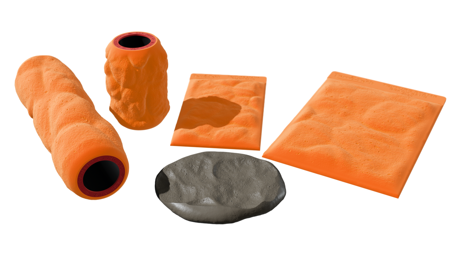 Terra-Tech™ BEACH SAND — Silicone Texture Rollers & Stamps