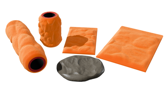 Terra-Tech™ BEACH SAND — Silicone Texture Rollers & Stamps