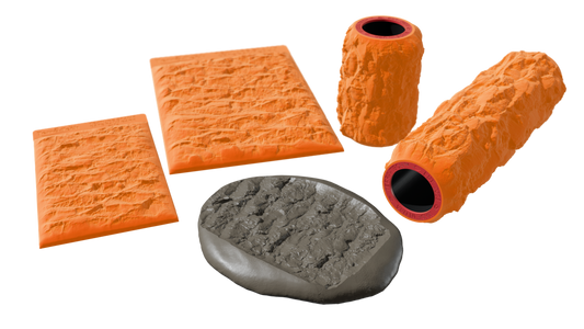 Terra-Tech™ DATE PALM BARK — Silicone Texture Rollers & Stamps