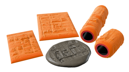 Terra-Tech™ DESERT SHELF ROCK — Silicone Texture Rollers & Stamps
