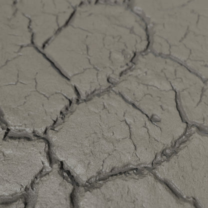 Terra-Tech™ DRY CRACKED EARTH — Silicone Texture Rollers & Stamps