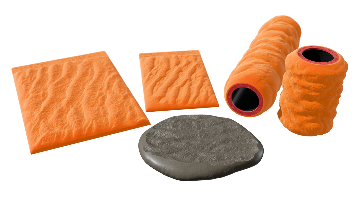 Terra-Tech™ DUNE CREST SAND — Silicone Texture Rollers & Stamps