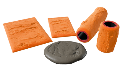 Terra-Tech™ ERODED SEDIMENT — Silicone Texture Rollers & Stamps