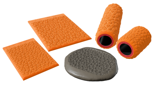 Terra-Tech™ FOSSIL REEFSTONE — Silicone Texture Rollers & Stamps