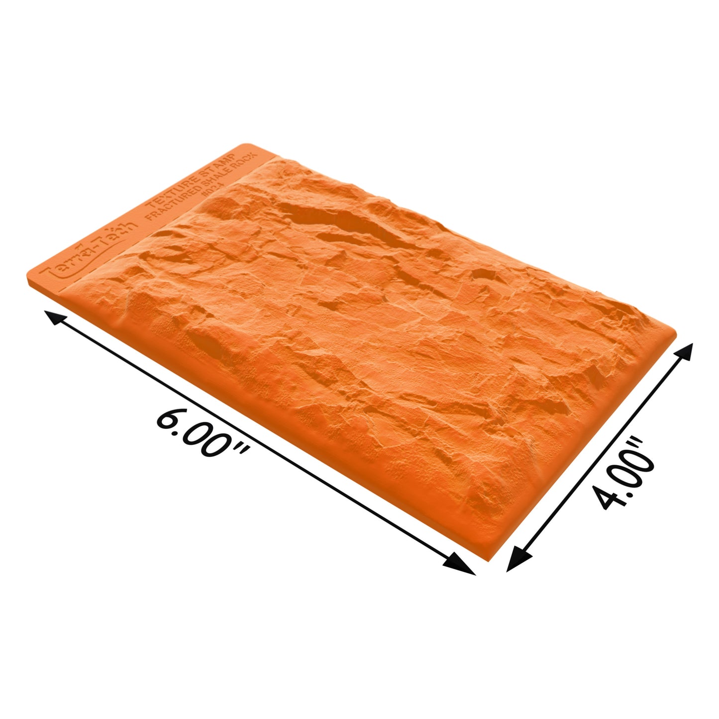 Terra-Tech™ FRACTURED SHALE ROCK — Silicone Texture Rollers & Stamps