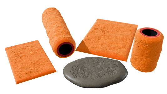Terra-Tech™ FRESH JUNGLE SOIL — Silicone Texture Rollers & Stamps