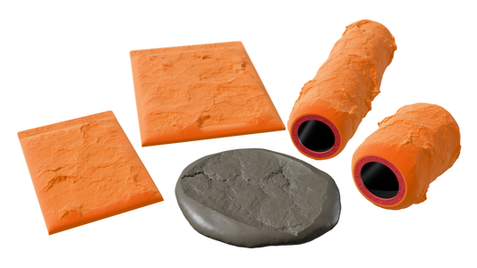 Terra-Tech™ GRANITE BEDROCK — Silicone Texture Rollers & Stamps