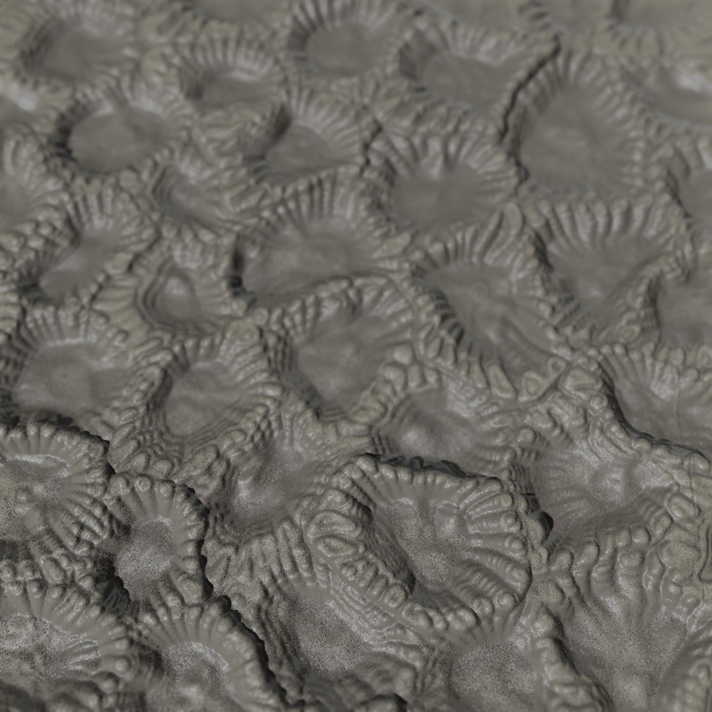 Terra-Tech™ LOBED BRAIN CORAL — Silicone Texture Rollers & Stamps