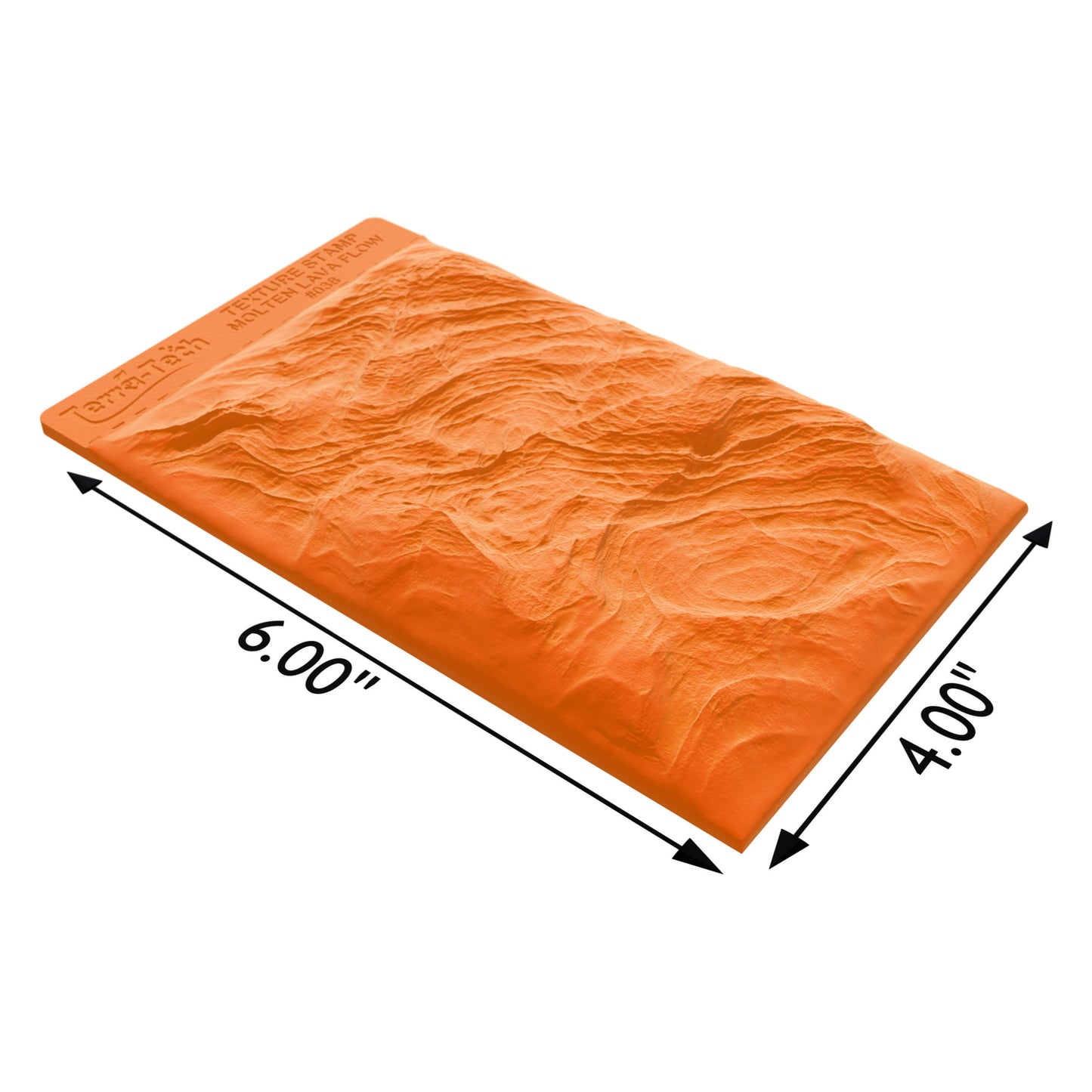 Terra-Tech™ MOLTEN LAVA FLOW — Silicone Texture Rollers & Stamps