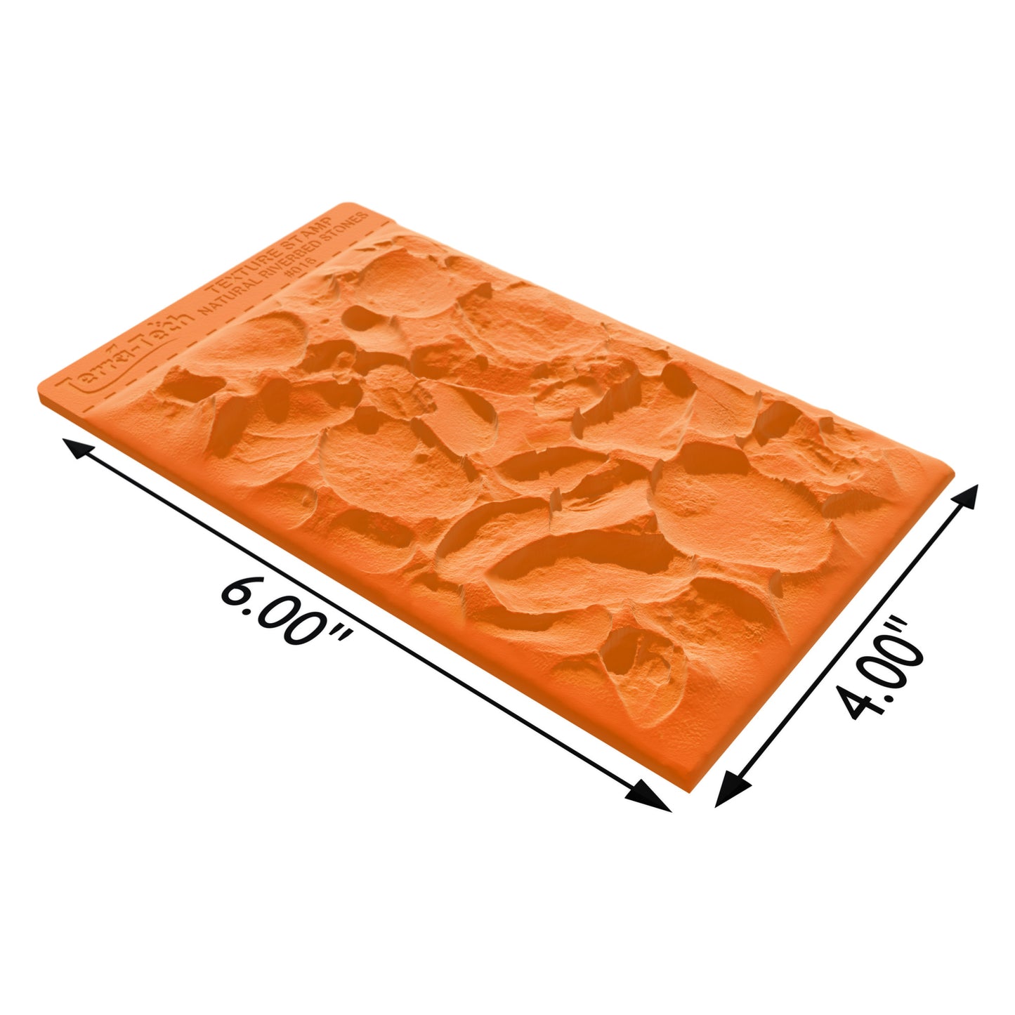 Terra-Tech™ NATURAL RIVERBED STONES — Silicone Texture Rollers & Stamps