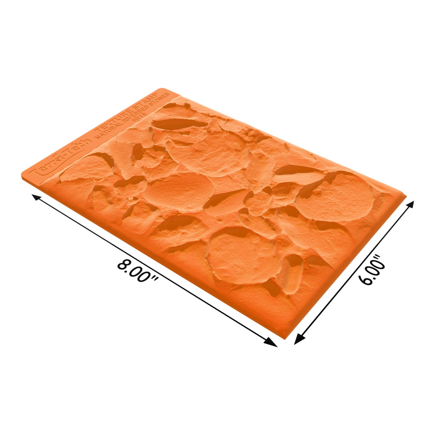 Terra-Tech™ NATURAL RIVERBED STONES — Silicone Texture Rollers & Stamps