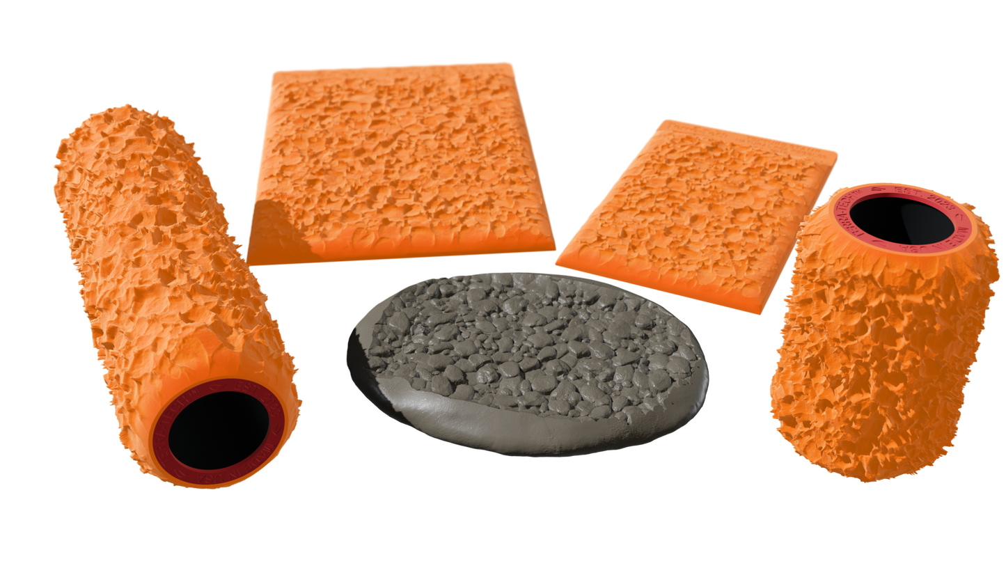 Terra-Tech™ NATURAL PEA PEBBLES — Silicone Texture Rollers & Stamps