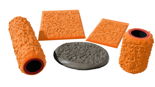 Terra-Tech™ NATURAL PEA PEBBLES — Silicone Texture Rollers & Stamps