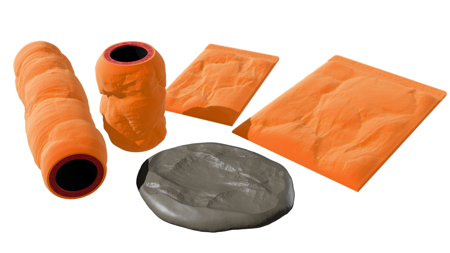 Terra-Tech™ NAVAJO DESERT SANDSTONE — Silicone Texture Rollers & Stamps