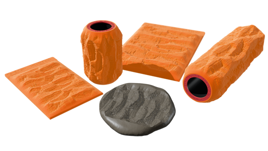 Terra-Tech™ PINDO PALM BARK — Silicone Texture Rollers & Stamps