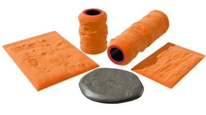 Terra-Tech™ RAINBOW EUCALYPTUS BARK — Silicone Texture Rollers & Stamps