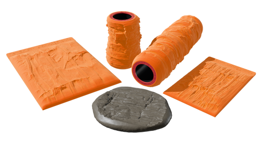 Terra-Tech™ STRATIFIED SANDSTONE — Silicone Texture Rollers & Stamps