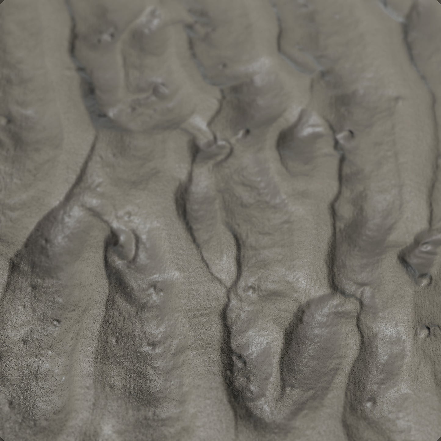 Terra-Tech™ TIDAL RIPPLE SAND — Silicone Texture Rollers & Stamps