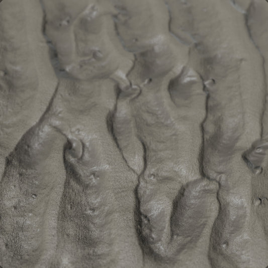 Terra-Tech™ TIDAL RIPPLE SAND — Silicone Texture Rollers & Stamps