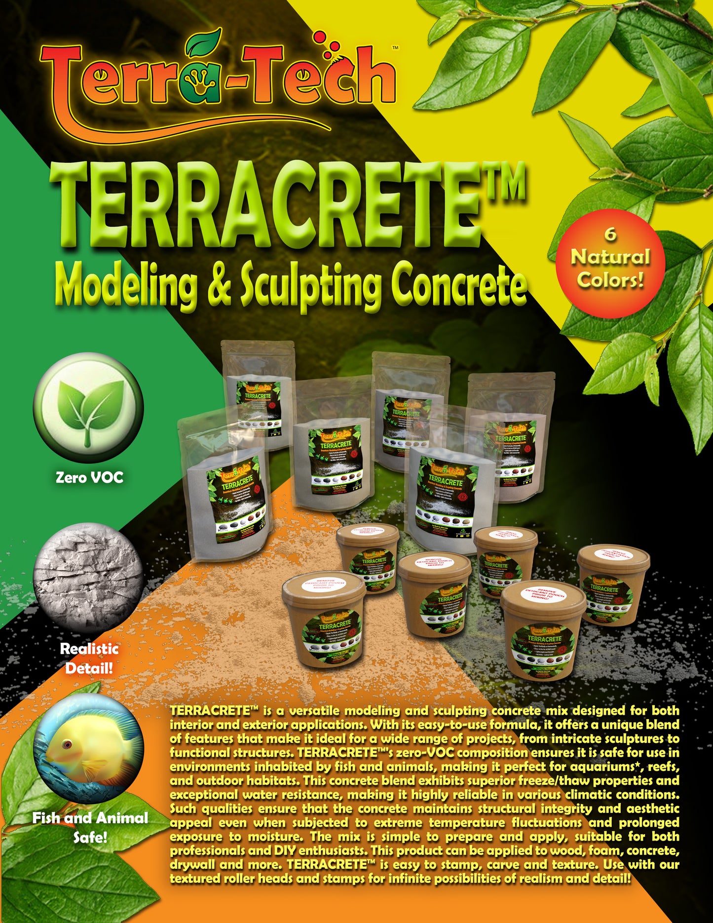 TERRACRETE™ Modeling & Sculpting Concrete Mix