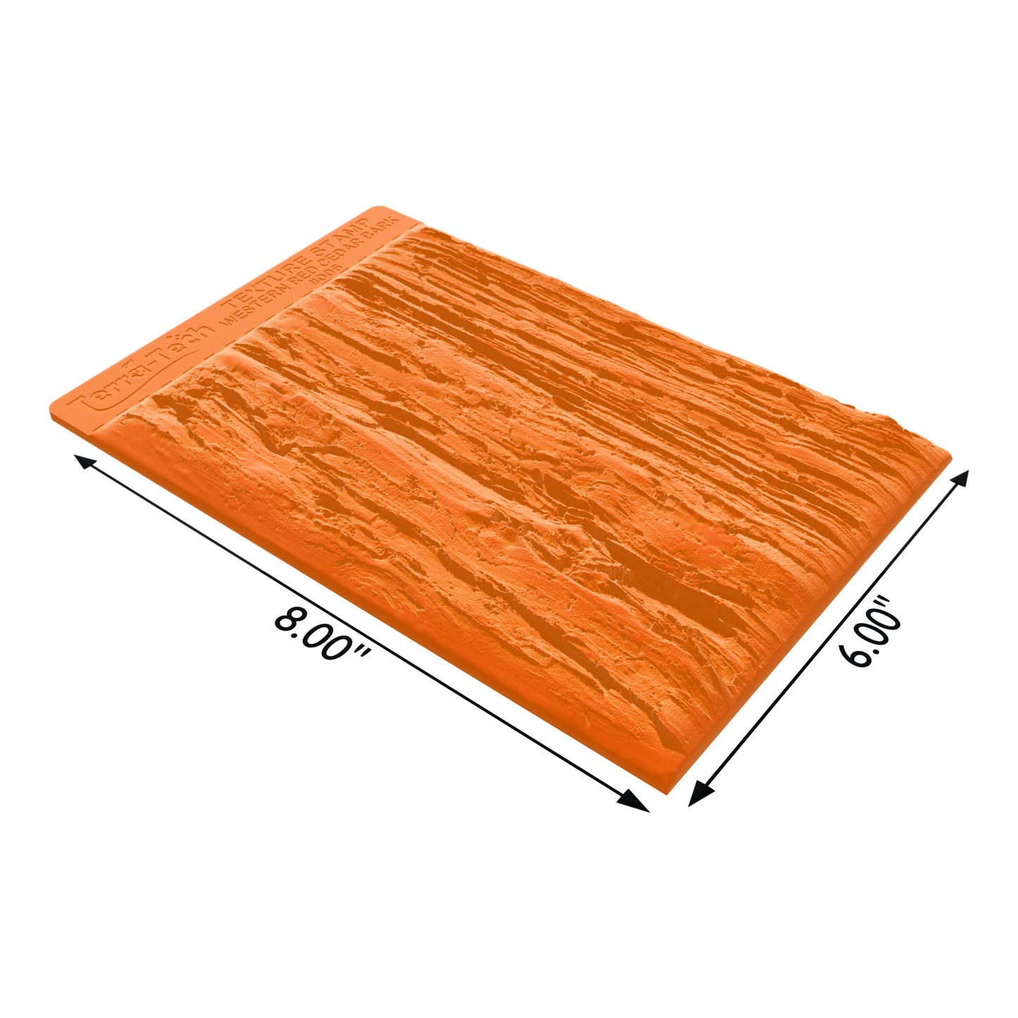 Terra-Tech™ WESTERN RED CEDAR BARK — Silicone Texture Rollers & Stamps