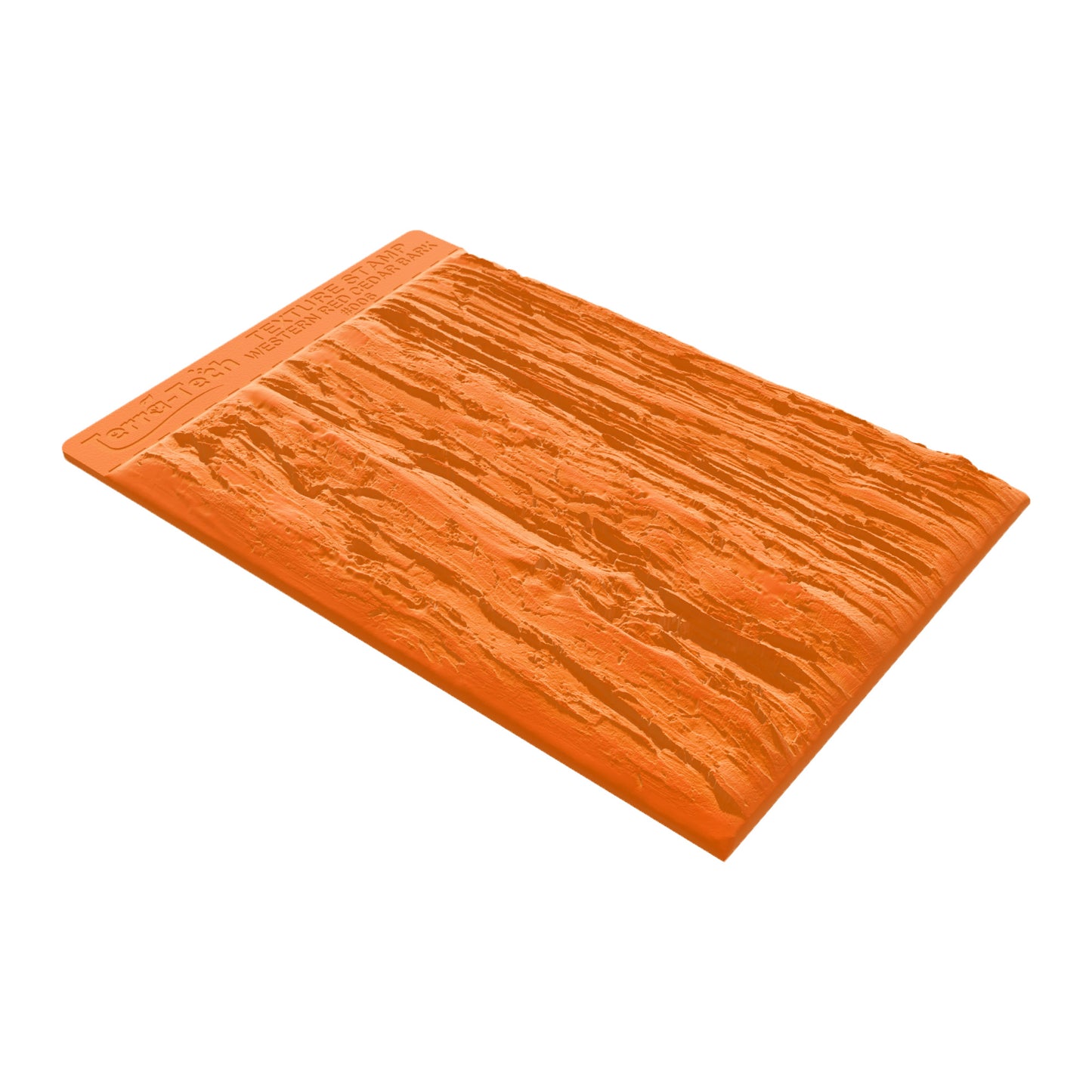 Terra-Tech™ WESTERN RED CEDAR BARK — Silicone Texture Rollers & Stamps