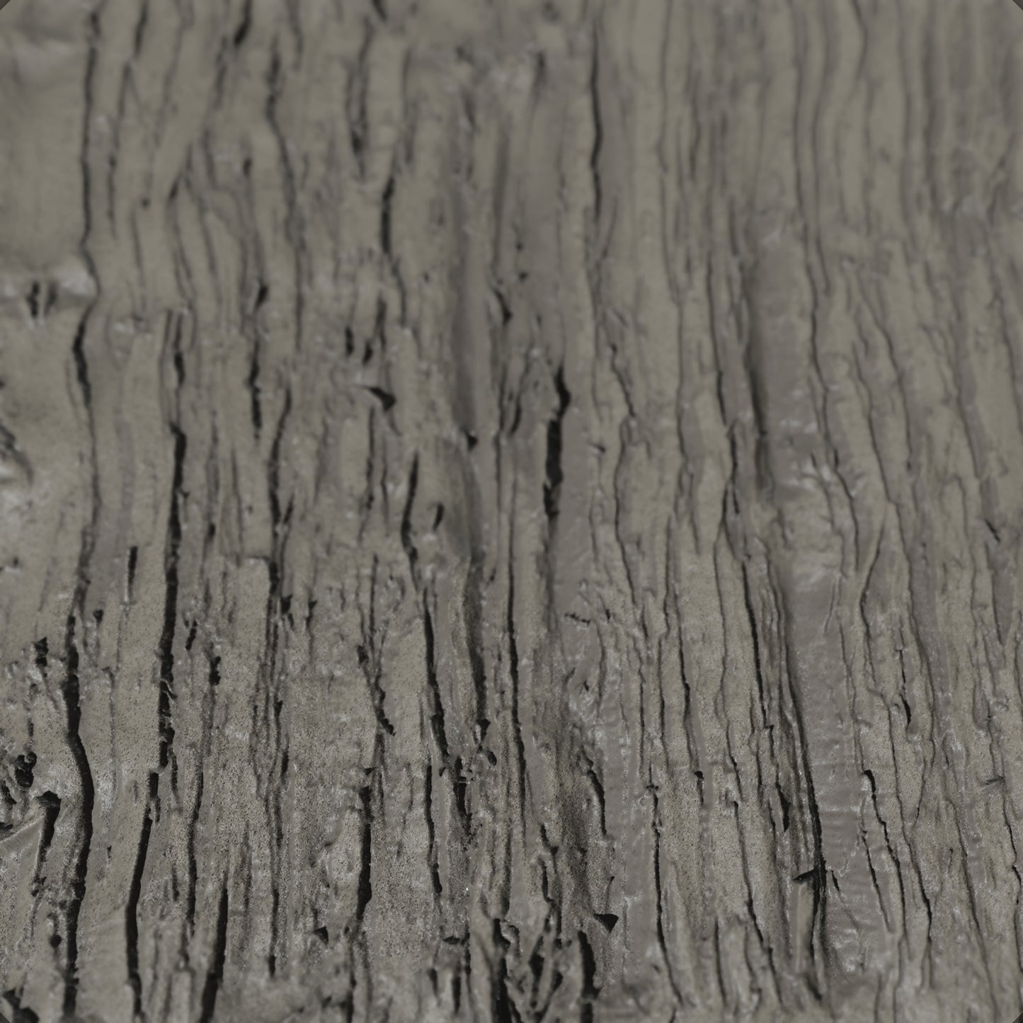 Terra-Tech™ WESTERN RED CEDAR BARK — Silicone Texture Rollers & Stamps